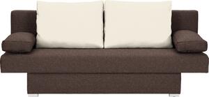 ROZKLÁDACÍ POHOVKA, textil, hnědá, přírodní barvy Carryhome - Rozkládací sedačky