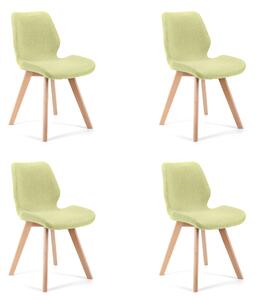 Jídelní židle Sivan (zelená) (4ks). 1069597