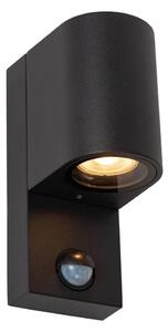 Lucide 69803/01/30 -Venkovní svítidlo se senzorem ZARO 1xGU10/7W/230V IP65 černá