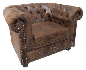 Elegantní pohodlné křeslo Chesterfield