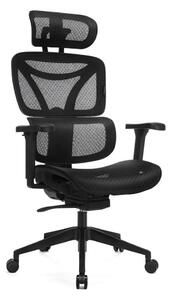 Kancelářská ergonomická židle LEVANO černá