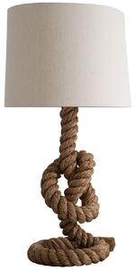 Designová stylová stolní lampa Marinero 85cm přírodní krémová