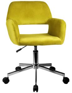 Kancelářská židle Odalis (žlutá). 1069469