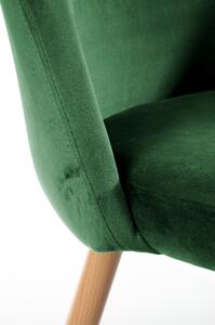 Jídelní židle Saffron (tmavě zelená). 1069495