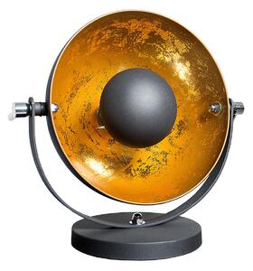 Retro elegantní stolní lampa Studio 40 cm černá / zlatá