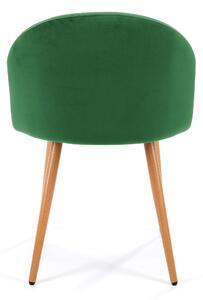 Jídelní židle Saffron (tmavě zelená). 1069495