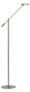 Lucide 19766/09/12 - LED Stmívatelná stojací lampa ANSELMO LED/9W/230V chrom