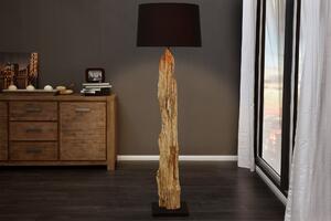Designová originální stojací lampa Rousilique 175 cm z naplaveného dřeva