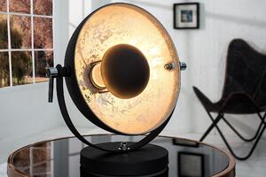 Designová jedinečná stolní lampa Studio 40 cm stříbrná