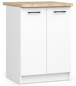 Designová kuchyňská skříňka NOAH S60/2, bílá