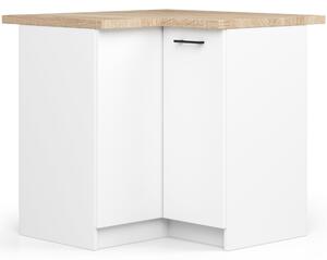 Designová kuchyňská skříňka NOAH S90/90, bílá