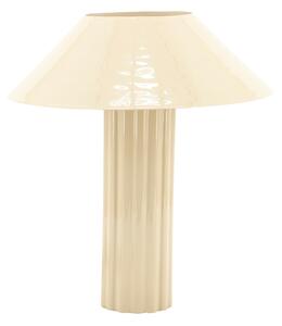 By-Boo Béžová kovová stolní lampa Pallas