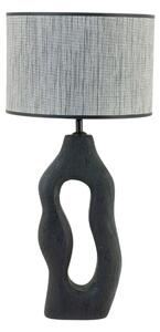 By-Boo Černá dřevěná stolní lampa Shiboo