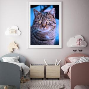 Plakát - Mourovatá kočka (A4)