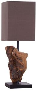 Stylová stolní lampa Hypnotic 45cm hnědá