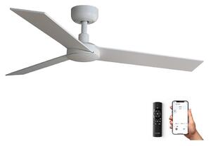 FARO 34295WP-Stropní ventilátor RUDDER S bílá pr. 106 cm SMART +dálkové ovládání