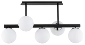 Lustr na tyči TUKANE 5xE14/10W/230V černá