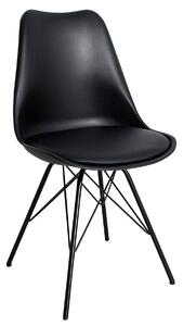 Designová moderní jídelní židle Scandinavia černá