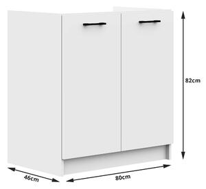 Moderní kuchyňská skříňka NOAH S80, bílá