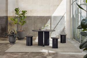 Stůl BARDI, více variant - Hobby Flower Barva: černý jasan, matný