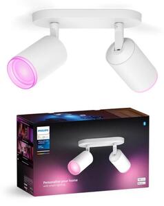 Philips - LED RGBW Stmívatelné bodové svítidlo Hue FUGATO 2xGU10/4,2W/230V bílá