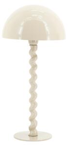 By-Boo Béžová kovová stolní lampa Luox