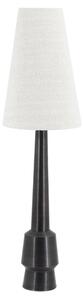 By-Boo Černo-béžová kovová stojací lampa Dawn 146 cm