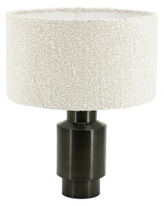 By-Boo Černo-béžová kovová stolní lampa Dust