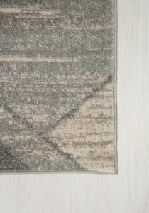 Makro Abra Kusový koberec DENVER A788A Geometrický šedý bílý Rozměr: 80x150 cm