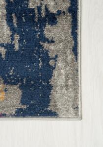 Makro Abra Kusový koberec DENVER G039A Abstraktní moderní modrý vícebarevný Rozměr: 80x150 cm