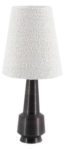 By-Boo Černo-béžová kovová stolní lampa Dawn
