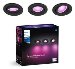 Philips - SADA 3xLED RGBW Stmívatelné podhledové Hue CENTURA 1xGU10/4,2W/230V