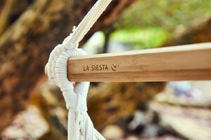 La Siesta DOMINGO COMFORT CLASSIC - závěsné houpací křeslo nenáročné na údržbu, příjemné na dotek