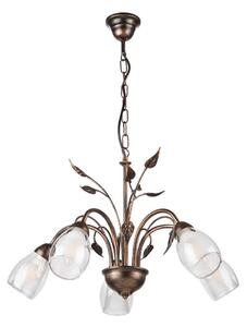 ONLI - Lustr na řetězu LILIANA 5xE14/6W/230V