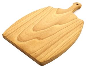 AMADEA Dřevěné prkénko ve tvaru sudu, masivní dřevo, 36x21x1,5 cm