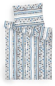 Komfortní ložní prádlo z kvalitní jemné bavlny Indián denim. Bavlněné povlečení Indián denim je vhodné kombinovat s bílým, tmavě šedým, černým nebo denim prostěradlem. Rozměr povlečení je 220x220, 2x70x90 cm