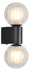 Rabalux 75022 - Nástěnné svítidlo COLZAR 2xG9/3,5W/230V IP44 černá
