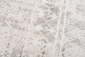 Makro Abra Moderní kusový koberec TROYA V472E krémový šedý Rozměr: 60x100 cm