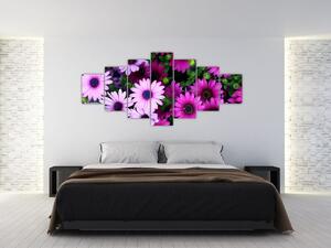 Obraz - Květy (210x100 cm)