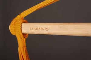 La Siesta HABANA COMFORT STRIPES - závěsné houpací křeslo vyrobeno z měkké organické bavlny