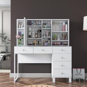 Toaletní stolek Beja (bílá). Akce -25%