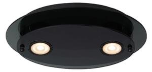 Lucide 79181/02/30 - Stropní svítidlo OKNO 2xGU10/5W/230V černá