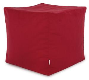 Taburetka Cubo červená plyš