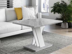 Konferenční stolek Herkulan Mini, Barva: bílá / beton Mirjan24 5902928801668