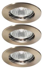 Ideal Lux - SADA 3x Podhledové svítidlo JAZZ 1xGU10/50W/230V bronzová