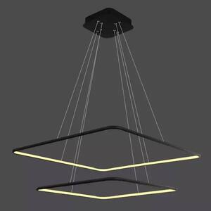Altavola Design Ledowe Kwadraty závěsné svítidlo 2x W černá LA077/P_60_in_3k_black