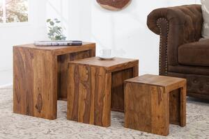 Designová jedinečná souprava 3 konferenčních stolků