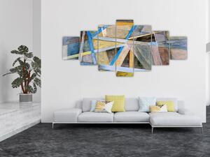 Obraz - Abstrakce (210x100 cm)