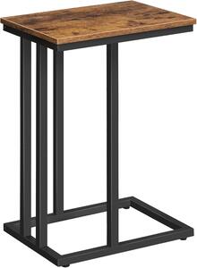 Odkládací stolek Vasagle Malis 38 cm černý/hnědý