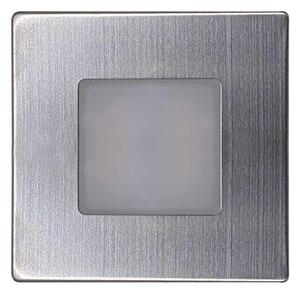 LED Venkovní schodišťové svítidlo LED/1,7W/230V 3000/4000/6000K IP54 chrom